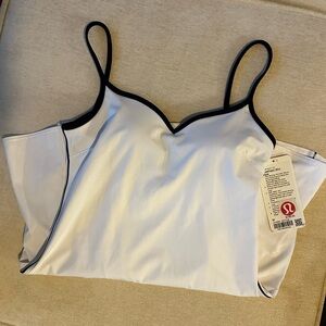 Lululemon White Sweetheart Mini Dress
